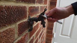 How to replace a washer in an outdoor tap 🚰 [upl. by Nyved285]