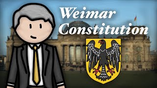 191933 The Weimar Constitution  GCSE History Revision  Weimar amp Nazi Germany [upl. by Hardden]