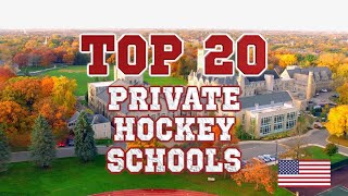 Top 20 Private Hockey Schools 2021 [upl. by Ejrog]