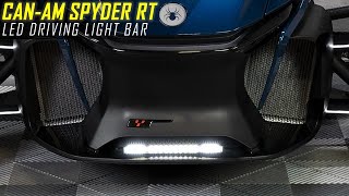 CanAm Spyder RT LED Driving Light Bar 2020 [upl. by Elenahc]