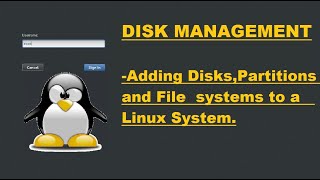 Disk Partitioning in Linux  Adding Disks Partitions amp File systems  RHEL7CentOS7 [upl. by Herold]