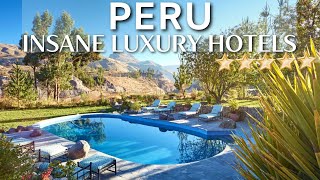 TOP 10 Unique Luxury Hotels In PERU  Luxury Lodges [upl. by Aidnyl129]