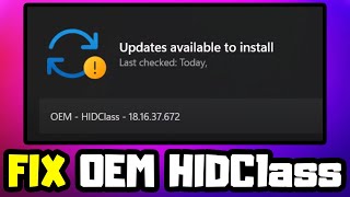 FIX OEM HIDClass 181637672 Not Installing on Windows 1110 [upl. by Minier]