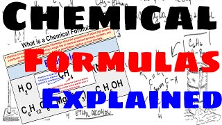 Chemical Formulas  Explained [upl. by Newob]