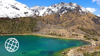 Salkantay Inca Trek to Machu Picchu Peru Amazing Places 4K [upl. by Ahsekal]