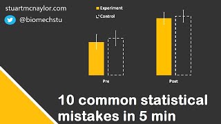 Ten Statistical Mistakes in 5 Min [upl. by Lekar306]