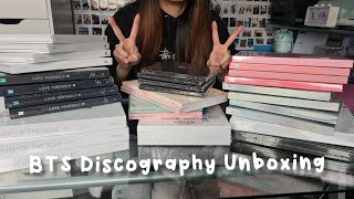 Completing my BTS Albums BTS Albums Discography Unboxing [upl. by Broder]