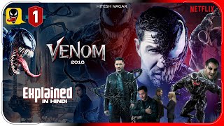 Venom 2018 Explained In Hindi  ODEX Movie 4  Prime video Venom हिंदी  उर्दू  Hitesh Nagar [upl. by Aynas]