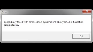 Fix LoadLibrary failed with error 1114 Error in Windows 10 [upl. by Aveneg422]