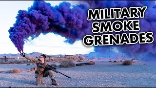 Testing Smokes Grenades and Airsoft Flashbangs [upl. by Tyika]