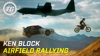 Ken Block Airfield Rallying  Top Gear  BBC [upl. by Born]