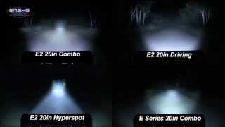 Rigid Industries 20quot E Series Lightbar Comparison  SnakeRacing [upl. by Gastineau967]