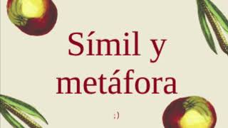 Símil y metáfora canción [upl. by Anneehs]