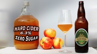 Sparkling HARD CIDER  2 ingredients  Low Carb and High Alcohol  supported by NewAir fridges [upl. by Nitsreik655]