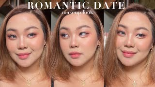 romantic date makeup look  FULL FACE OF PINKFLASH COSMETICS 💗⚡️ [upl. by Nnaynaffit560]