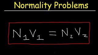 Normality amp Volume Solution Stoichiometry Practice Problem [upl. by Renny984]