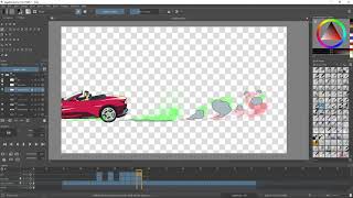 Krita Animation Tutorial  Part 6 Moving Frames [upl. by Xanthe358]