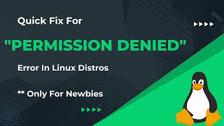 How to Fix quotPermission Deniedquot in Linux Ubuntu amp Fedora [upl. by Amiarom1]