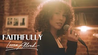 Loren Allred  Faithfully Acoustic Video  Journey Cover [upl. by Gnagflow559]